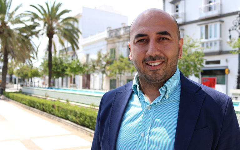 Adrián Sánchez, portavoz de Ganemos Chiclana
