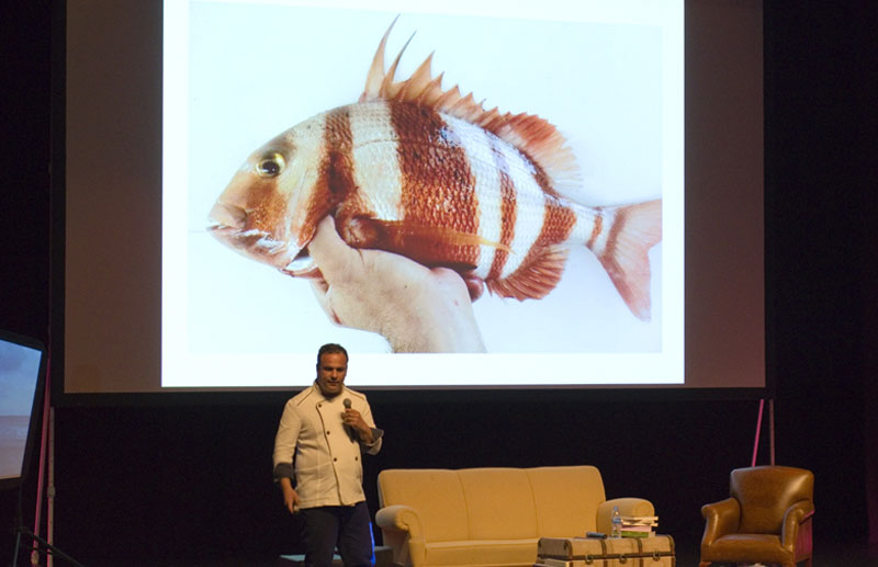 Una de las conferencias más interesantes fue la de Ángel León, el 'chef del mar'.
