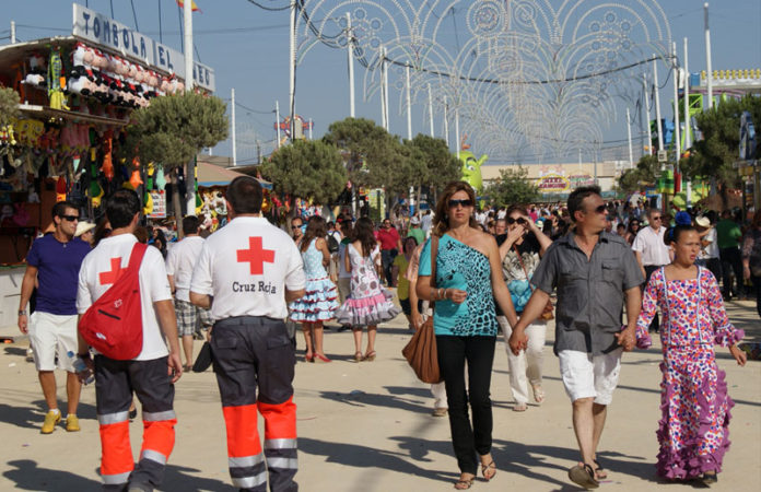 Cruz Roja aportará 14 voluntarios al dispositivo de seguridad de la feria. CaraS