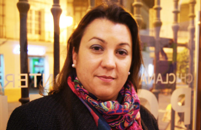 La concejala no adscrita a la salida del último Pleno.