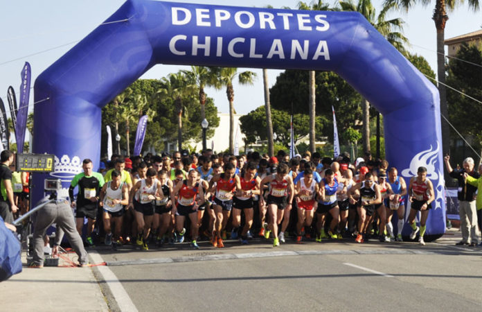 En la salida de una de las pruebas.