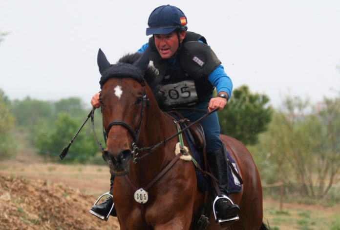 El jinete chiclanero Carlos Díaz